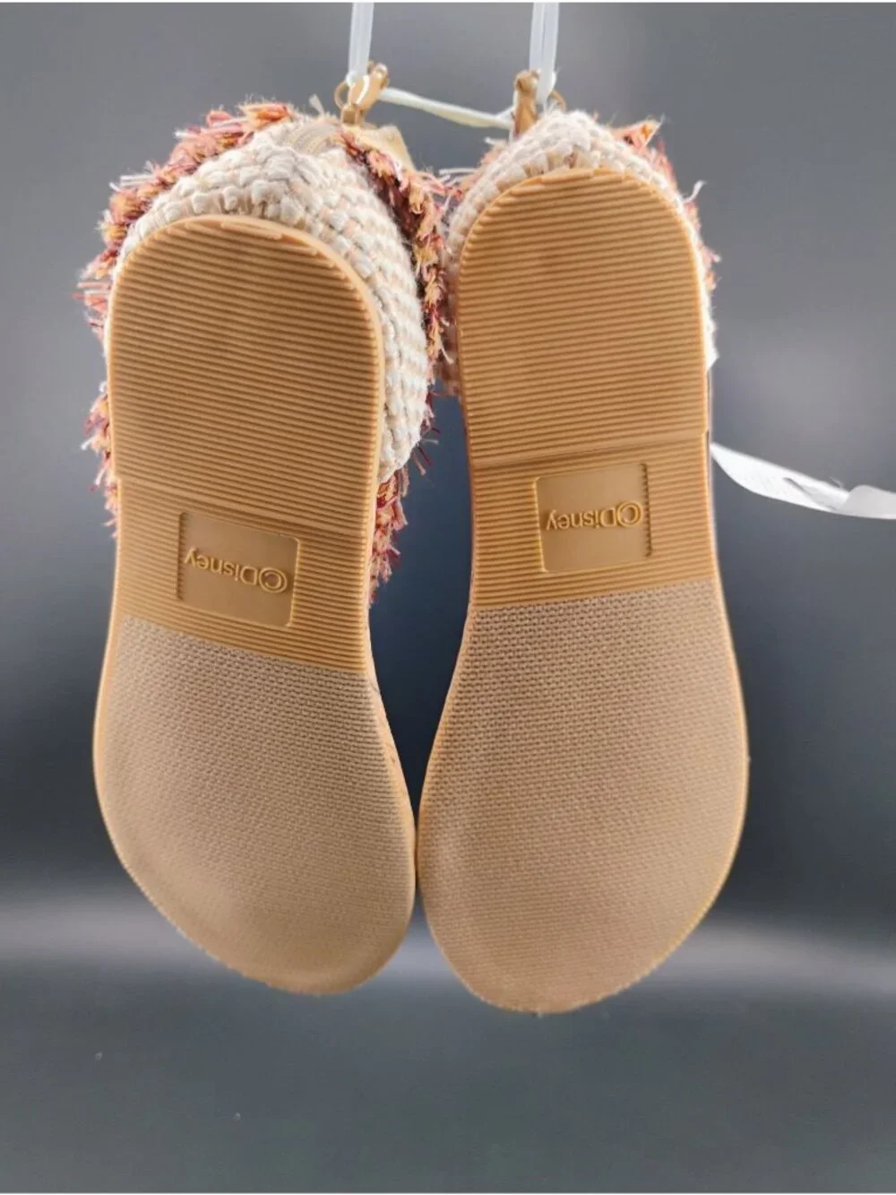 Disney Kids Sandals With Yellow & Cork Design Size 11-12